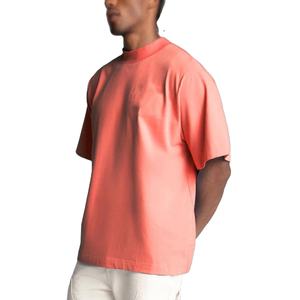 Camiseta de Algodón Tejido Grueso para Hombre, Unisex, Corte Holgado, Manga Corta, Cuello Redondo, Logotipo Frontal, Ribete en Contraste, Personalizable - Product Image 5