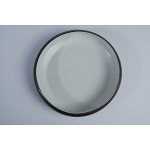 Service de vaisselle en grès personnalisé style Japandi, bols décontractés pour la maison de 21 cm de diamètre, pour salade, en céramique non toxique, empilables - Product Image 4