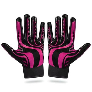 Professional <b>Sticky</b> Palm Lightweight American Football Gloves Enhanced Performance Football Receiver Gloves for Adult Youth Kids - Product Image 2