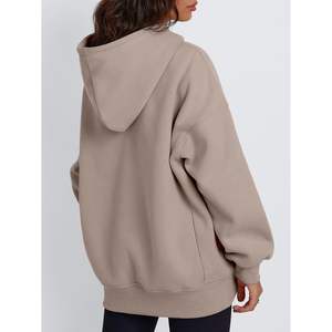 2025 automne mode à la mode reine femmes surdimensionné soie à capuche décontracté à manches longues sweats Y2K tenues pour l'hiver taille XS - Product Image 2