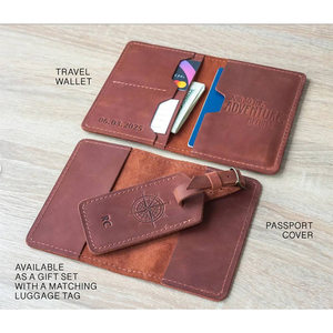 Fabricante Indio de Porta Pasaportes de Cuero PU de Estilo Lujoso y Calidad Estándar para Compradores Mayoristas a Precio Nominal - Product Image 1
