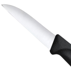 Couteaux à éplucher à manche noir en acier inoxydable, lames tranchantes, couteaux de cuisine pour éplucher, couper, trancher et garnir les fruits et légumes - Product Image 3