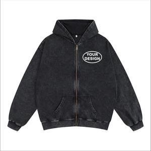 Conjunto Deportivo Informal de Invierno con Logotipo Personalizado, Chaqueta con Capucha y Pantalones Deportivos Transpirables y Resistentes al Viento para Hombre, de Felpa Francesa, Ligeros, de Algodón, Corte Regular - Product Image 4