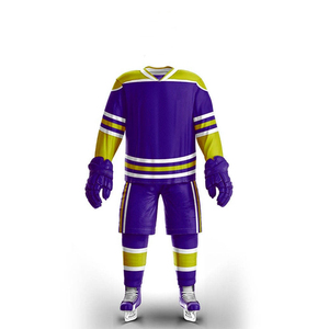 Custom Ice Hockey <b>Athletic</b> Teamwear Supplier Ice Hockey Sports Uniform Manufacturing Manufacturer Custom Ice Hockey Durable Team - Product Image 1