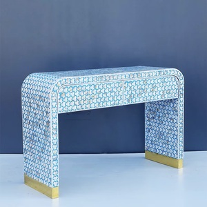 ILAHI's Bone Inlay <b>Drawer</b> Modern Design Agate Detailing <b>Storage</b> Portable Home Furniture - Product Image 2