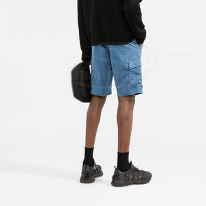 Service OEM, nouveauté, shorts cargo pour hommes, shorts cargo grande taille pour hommes, shorts cargo de couleur unie pour hommes - Product Image 4