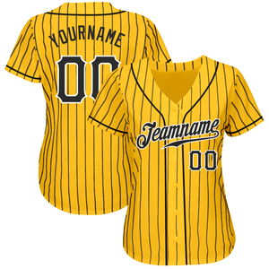 Maillots de baseball en polyester à séchage rapide, personnalisables avec des rayures brodées, impression par sublimation, vente en gros OEM pour hommes - Product Image 2