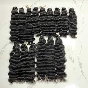 Top qualité lâche ondulé Double dessiné 100% Extension de cheveux humains vietnamiens tissage cheveux cuticule aligné best-seller pour les femmes noires - Product Image 2