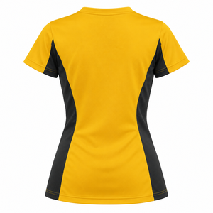 Camisetas básicas de algodón duraderas y fáciles de cuidar para mujer, con cuello en V, para viajar y un estilo casual versátil para un look moderno y duradero. - Product Image 2