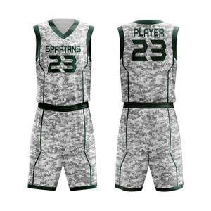 Uniforme de Baloncesto Personalizado de Poliéster Económico, de Buena Calidad, Transpirable, Reversible, Sin Mangas, de Secado Rápido y Antibacteriano - Product Image 2