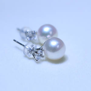 Pendientes Minimalistas de Plata S925 con Perlas de Agua Dulce para Mujer, Estilo Retro, Lujo Ligero, Pendientes de Nicho con Perlas de Girasol de Alta Gama - Product Image 4