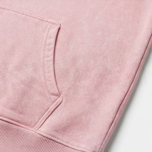 Sudadera con capucha extragrande para mujer, con cremallera completa, estampado digital frontal personalizado, efecto desgastado por el sol, forro polar, lavado ácido y anti-bolitas, ideal para invierno. - Product Image 5