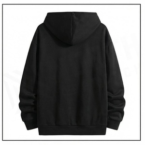 Hoodie surdimensionné élégant pour homme, design vintage délavé avec poche avant, confortable, personnalisable pour l'hiver. - Product Image 2