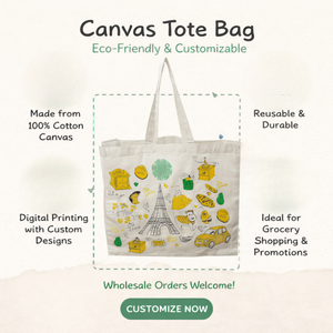 Sac fourre-tout en toile CCB imprimé numériquement, écologique, avec logo personnalisé, vente en gros |   Sac de courses promotionnel réutilisable - Product Image 5