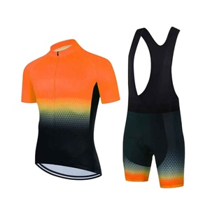 Ensemble maillot et short de cyclisme pour adultes, dernière conception, écologique, respirant, séchage rapide, coupe-vent, manches courtes - Product Image 3