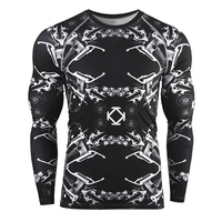 Nouveauté : Rashguard pour homme de haute qualité, Rashguard de compression pour homme, Rashguard professionnel MMA pour homme, en matière Spandex