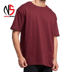 เสื้อยืดโอเวอร์ไซส์ผู้ชายสีพื้น ผลิตจากผ้าฝ้ายแท้ 100% รุ่นใหม่ / เสื้อยืดโอเวอร์ไซส์ย้อมสีพื้นคุณภาพพรีเมียมสั่งทำพิเศษ ปี 2026 - Product Image 4