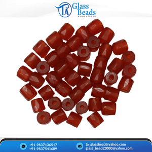 Cuentas de Vidrio Rusas Facetadas de Diseño Popular, Surtidas, en Forma de Cilindro, Separadores Sueltos, Cuentas Africanas para Manualidades y Joyería DIY - Product Image 3