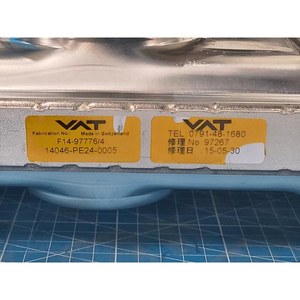 วาล์วสูญญากาศ VAT 14046-PE24-0005 ใช้แล้ว อะไหล่อุปกรณ์เซมิคอนดักเตอร์รุ่นเก่า - Product Image 3