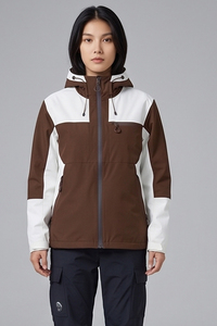 Chaqueta cortavientos para mujer/Chaqueta impermeable con cremallera completa y bolsillos laterales/Chaqueta con capucha y mangas largas de poliéster para otoño - Product Image 3