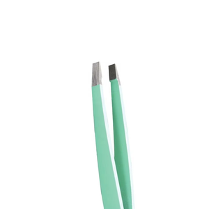 Pinzas Profesionales para Cejas con Punta Inclinada, Cuadradas, de Acero Inoxidable, Duraderas, para una Depilación Precisa - Product Image 3