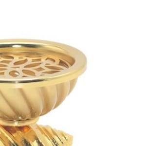 Gold Metal <b>Bakhoor</b> Burner Shell Shape Arabic <b>Oud</b> Incense Holder Decorative Home Fragrance Burner Wholesale Bulk - Product Image 6