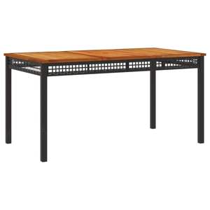 Juego de Comedor para Jardín en Blanco Crema y Negro - Product Image 4