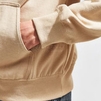 Sweat à capuche en chenille brodée tendance, motif chenille texturé, coupe confortable, coutures durables, couleur personnalisable, 100 % coton, hiver