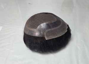 Toupet pour homme Taz Hair, 100% cheveux humains, densité 60%-150%, cheveux indiens Remy, résistant à l'eau, ondulations profondes douces - Product Image 6