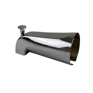 5-1/4 pulgadas Grifo de Bañera de Zinc para Montar en la Pared con Desviador Frontal en Cromo - Product Image 1