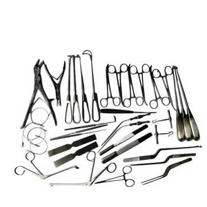 Ensemble d'instruments de craniotomie neurochirurgicale orthopédique, 40 pièces, instruments de chirurgie crânienne, kit chirurgical en acier inoxydable allemand - Product Image 1