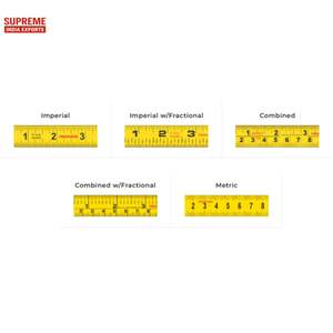 En gros 5m Heavy Duty Automatique En Acier Manteau En Caoutchouc Logo Personnalisé Outils À Main Ruban À Mesurer en Métrique & Pouces - Product Image 5