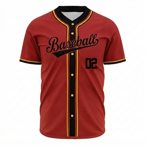 Block Baseball Jersey Custom Design 100% Polyester Sport Team Training Quick Dry Mesh Jersey <b>T</b> <b>Shirt</b> for Men Plus Size - Product Image 1