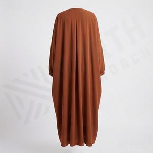 Nouvelle arrivée, robe abaya musulmane de couleur personnalisée, abaya respirante de haute qualité pour femmes, vêtements islamiques élégants, vente en gros - Product Image 2