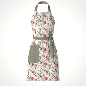 Delantal de Cocina de Algodón con Bolsillos Profundos, Delantal Ajustable para Chefs Caseros, Panaderos y Maestros de la Parrilla - Product Image 1
