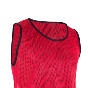 Custom Unisex Winter <b>Training</b> <b>Bib</b> | Red Mesh Scrimmage Vest Front | Breathable Anti-Bacterial Quick Dry Slim Fit Sports - Product Image 4