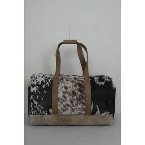 Bolsa de Viaje de Piel Auténtica de Estilo Vintage con Pelo, Ligera y Duradera, para Profesionales, Equipaje de Mano - Product Image 6