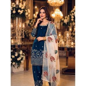 For Fendi Silk Palazzo Suit <b>Set</b>-Embroidered Sequin Casual Work Wear for Women (XS-XXL) - Product Image 6