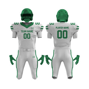 Uniforme et maillot de football américain unisexe personnalisés, respirant, à manches courtes, séchage rapide - Product Image 4
