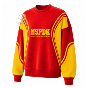 Sudadera NSPDK Sorority para Mujer, Color Rojo y Dorado, Cuello Redondo, Manga Larga, Artículos Griegos - Product Image 2