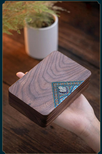 Handcrafted Wooden Gift <b>Box</b> with Brass Inlay Jaali Work Traditional <b>Decorative</b> <b>Storage</b> <b>Box</b> <b>for</b> Jewelry Sweets Festive Gifting - Product Image 3