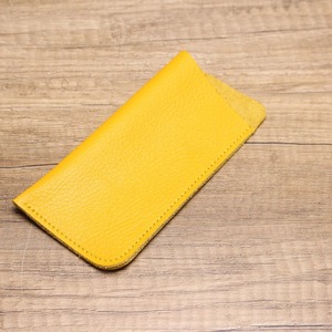 Luxury Classic Lightweight Genuine Leather <b>Glasses</b> Pouch Scratch Resistant Professional B2B Supply LGC-0093 - Product Image 1
