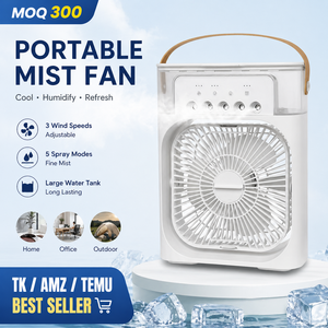 Mini Ventilador USB Tipo-C <span class=keywords><strong>de</strong></span> Plástico con Cinco Orificios, Humidificador Atomizador y Enfriador <span class=keywords><strong>de</strong></span> <span class=keywords><strong>Aire</strong></span> <span class=keywords><strong>para</strong></span> Hogar, Oficina, Escritorio, Dormitorio Estudiantil, Venta al Por Mayor - Product Image 1