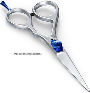 Tijeras de Peluquería Profesionales de Acero Inoxidable Alemán, Tijeras de Peluquería Chapadas en Oro para Salón, Punta de Cuchilla Afilada 2026 - Product Image 2