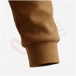 Ensemble de survêtement à capuche marron pour homme, manches longues, couleur unie, respirant, coupe décontractée, vêtements d'automne - Product Image 6
