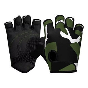 Gants de musculation sportifs personnalisés Geo Brothers Company, demi-doigts, polyester léger, respirant, qualité supérieure - Product Image 1