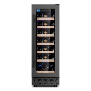 Réfrigérateur à boissons encastrable à porte simple en verre de 11,6 pouces de large, capacité de 22 pieds cubes (noir) - Product Image 1