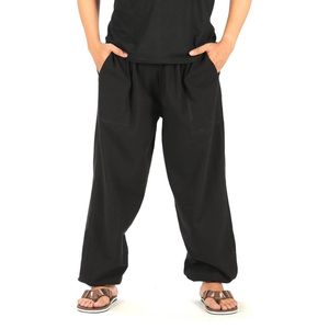 กางเกงขายาวทรงหลวมสีเขียวมะกอกสำหรับกิจกรรมกลางแจ้ง เนื้อผ้าหนา ทรงตรง สไตล์ลำลองสำหรับผู้ชาย ผ้าฝ้าย 100% มีกระเป๋าหลายช่อง - Product Image 6