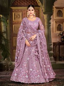 Dazzling Diva Elegant Bridal Gown for Adults Full Heavy <b>Net</b> Dupatta Embellished with Diamonds and Zarkan Stones Dress <b>Fabric</b> - Product Image 5