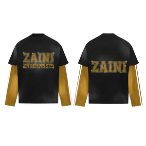 เสื้อเชิ้ตผู้ชายคอกลมแขนสั้นคุณภาพพรีเมียม ผ้าถักผสมสแปนเด็กซ์/คอตตอน พิมพ์ลายโลโก้ด้านหน้าด้วยเทคนิคซิลค์สกรีน ป้องกันการหดตัว - Product Image 1